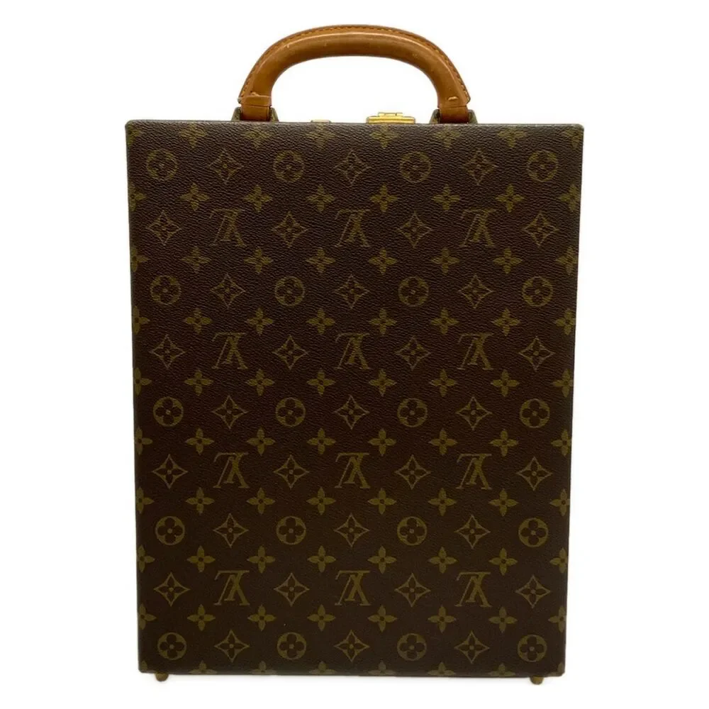 Louis Vuitton Vertical attache case Monogram Trunk Case M53175